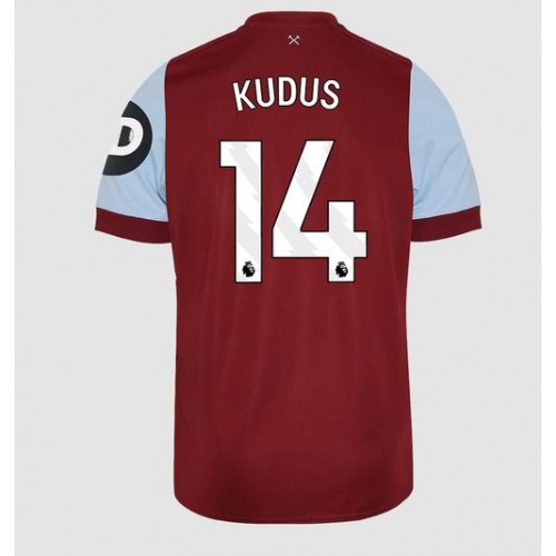 West Ham United Mohammed Kudus #14 Domaci Dres 2023-24 Kratak Rukav